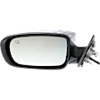 2019 Chrysler 300 - Driver Side Mirror, Power Adjust, Heated, Chrome, Manual Folding, No Signal Light, No Blind Spot Feature, No Memory, No Puddle Light, No Auto-Dimming