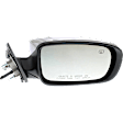 Passenger Side Mirror, Power, Manual Folding, Heated, Chrome, No Signal Light, No Memory, No Puddle Light, No Auto-Dimming, No Blind Spot Feature