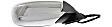 Passenger Side Mirror, Power, Manual Folding, Heated, Chrome, No Signal Light, No Memory, No Puddle Light, No Auto-Dimming, No Blind Spot Feature