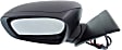 Driver Side Mirror, Power Adjust, Heated, Power Folding, Textured Black, No Signal Light, No Memory, No Puddle Light, No Auto-Dim, No Blind Spot Feature