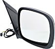 Passenger Side Mirror, Power Adjust, Heated, Power Folding, Textured Black, No Signal Light, No Memory, No Puddle Light, No Auto-Dim, No Blind Spot Feature