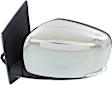 Driver Side Mirror, Power Adjust, Heated, Manual Folding, Chrome, In-housing Signal Light, No Memory, No Puddle Light, No Auto-Dim, No Blind Spot Feature