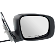 2012 Dodge Grand Caravan - Passenger Side Mirror, Power Adjust, Heated, Chrome, Manual Folding, In-housing Signal Light, No Blind Spot Feature, No Memory, No Puddle Light, No Auto-Dimming