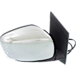2012 Dodge Grand Caravan - Passenger Side Mirror, Power Adjust, Heated, Chrome, Manual Folding, In-housing Signal Light, No Blind Spot Feature, No Memory, No Puddle Light, No Auto-Dimming