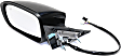 Driver Side Mirror, Power Adjust, Manual Folding, Heated, Paintable, No Signal Light, With memory, No Puddle Light, No Auto-Dimming, No Blind Spot Feature