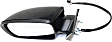 Driver Side Mirror, Power Adjust, Manual Folding, Heated, Paintable, No Signal Light, With memory, No Puddle Light, No Auto-Dimming, No Blind Spot Feature