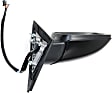 Passenger Side Mirror, Power, Manual Folding, Heated, Paintable, No Signal Light, With memory, No Puddle Light, No Auto-Dimming, No Blind Spot Feature