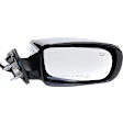 Passenger Side Mirror, Power, Manual Folding, Heated, Chrome, No Signal Light, With memory, No Puddle Light, No Auto-Dimming, No Blind Spot Feature