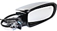 Passenger Side Mirror, Power, Manual Folding, Heated, Chrome, No Signal Light, With memory, No Puddle Light, No Auto-Dimming, No Blind Spot Feature