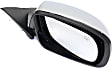 Passenger Side Mirror, Power, Manual Folding, Heated, Chrome, No Signal Light, With memory, No Puddle Light, No Auto-Dimming, No Blind Spot Feature