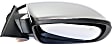 Passenger Side Mirror, Power, Manual Folding, Heated, Chrome, No Signal Light, With memory, No Puddle Light, No Auto-Dimming, No Blind Spot Feature