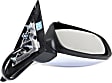 Passenger Side Mirror, Power, Manual Folding, Heated, Chrome, No Signal Light, With memory, No Puddle Light, No Auto-Dimming, No Blind Spot Feature