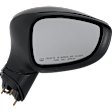 Passenger Side Mirror, Power Adjust, Manual Folding, Heated, Paintable, No Signal Light, Memory, Puddle Light, Auto-Dimming, and Blind Spot Feature, For Models Without One Touch Open/Close Feature