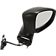 Passenger Side Mirror, Power Adjust, Manual Folding, Heated, Paintable, No Signal Light, Memory, Puddle Light, Auto-Dimming, and Blind Spot Feature, For Models Without One Touch Open/Close Feature