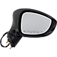 Passenger Side Mirror, Power Adjust, Manual Folding, Heated, Paintable, No Signal Light, No Memory, No Puddle Light, No Auto-Dimming, No Blind Spot Feature