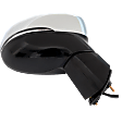 Passenger Side Mirror, Power Adjust, Manual Folding, Heated, Chrome, In-housing Signal Light, No Memory, No Puddle Light, No Auto-Dimming, No Blind Spot Feature, 6 Cyl., 3.6L Engine