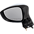 Driver Side Mirror, Power Adjust, Power Folding, Heated, Chrome, In-Housing Signal Light, With Memory, With Puddle Light, No Auto-Dimming, With Blind Spot Detection in Glass