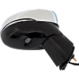 Passenger Side Mirror, Power Adjust, Power Folding, Heated, Chrome, In-Housing Signal Light, With Memory, With Puddle Light, No Auto-Dimming, With Blind Spot Detection in Glass