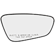 Passenger Side Mirror Glass, Non-Heated, No Blind Spot Feature