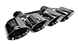14062 Pro-Series Rear Exit Quad Exhaust Tip, Polished, 4.5 in., Sold Individually