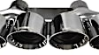 14062 Pro-Series Rear Exit Quad Exhaust Tip, Polished, 4.5 in., Sold Individually