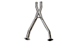 14131 X-Pipe Stainless Steel Exhaust Pipe