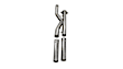 14396 X-Pipe Stainless Steel Exhaust Pipe