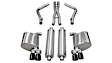 14522BLK Cat-Back Exhaust System, Made of Stainless Steel, Xtreme Series