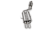 14553 Cat-Back Exhaust System, Made of Stainless Steel, Touring Series