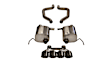 14766BLK Axle-Back Exhaust System, 6.2L, 8Cyl, Made of Stainless Steel, Xtreme Series