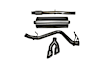 14848 Touring 3 in. Cat-Back Exhaust System, Stainless Steel, 4 in. Polished Tips