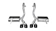 14961BLK Axle-Back Exhaust System, 5.7L, 8Cyl, Made of Stainless Steel, Xtreme Series