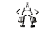 14994 Cat-Back Exhaust System, Made of Stainless Steel, Xtreme Series