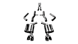 21006BLK Cat-Back Exhaust System, 5.7L, 8Cyl, Made of Stainless Steel, Xtreme Series