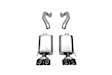 21077BLK Axle-Back Exhaust System, Made of Stainless Steel, Xtreme Series