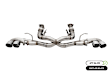 21102 Cat-Back Exhaust System, 6.2L, 8Cyl, Made of Stainless Steel, Pro Series