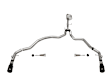 21143BLK Cat-Back Exhaust System, 5.0L, 8Cyl, Made of Stainless Steel, Xtreme Series
