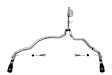 21167BLK Cat-Back Exhaust System, 3.5L, 6Cyl, Made of Stainless Steel, Sport Series