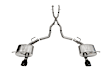 21186BLK Cat-Back Exhaust System, 5.7L, 8Cyl, Made of Stainless Steel, Xtreme Series