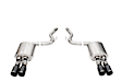 21262BLK Axle-Back Exhaust System, 5.0L, 8Cyl, Made of Stainless Steel