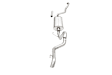 2025 Toyota Tacoma - Cat-Back, Exhaust System, 2.4L 4Cyl, Made of Stainless Steel