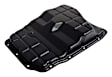 4736676AA Transmission Pan - Black, Steel, Stock Depth, Direct Fit, Sold Individually