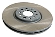 4779884AC Front, Driver or Passenger Side Brake Disc, Plain Surface