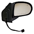 5115046AD Passenger Side Mirror, Power Adjust, Heated, Manual Folding, Black, No Signal Light, No Memory, No Puddle Light, No Auto-Dim, No Blind Spot Feature