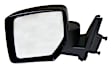 5155457AG Driver Side Mirror, Manual Adjust, Non-Heated, Manual Folding, Black, No Signal Light, No Memory, No Puddle Light, No Auto-Dim, No Blind Spot Feature