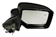 5155460AF Passenger Side Mirror, Power Adjust, Heated, Power Folding, Black, No Signal Light, No Memory, No Puddle Light, No Auto-Dim, No Blind Spot Feature