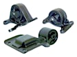 52059226KL Front and Rear, Driver and Passenger Side OE Replacement Series Motor Mount, Set of 3