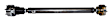 52853431AA Front Driveshaft, For Models with Quadra-Trac II 4WD System With NV245 Transfer Case