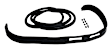 1979 Jeep CJ5 - Windshield Weatherstrip Seal, Kit