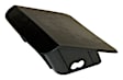 55078138AA Front, Driver or Passenger Side Bumper End, Powdercoated Black Plastic